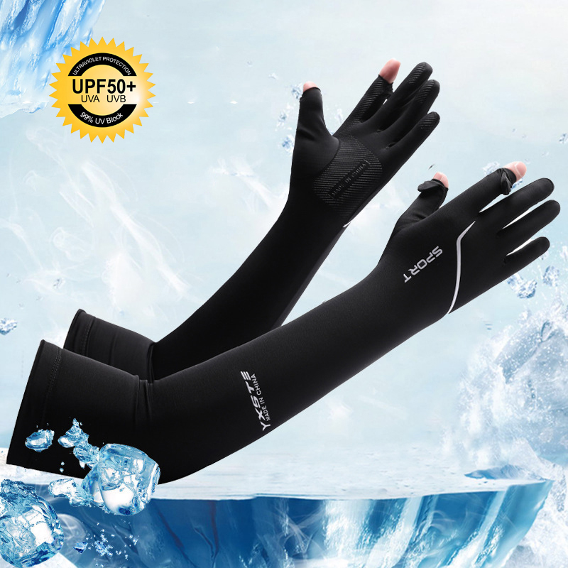 Cycling Glove - Sarung Tangan Panjang Pelindung Sinar Matahari