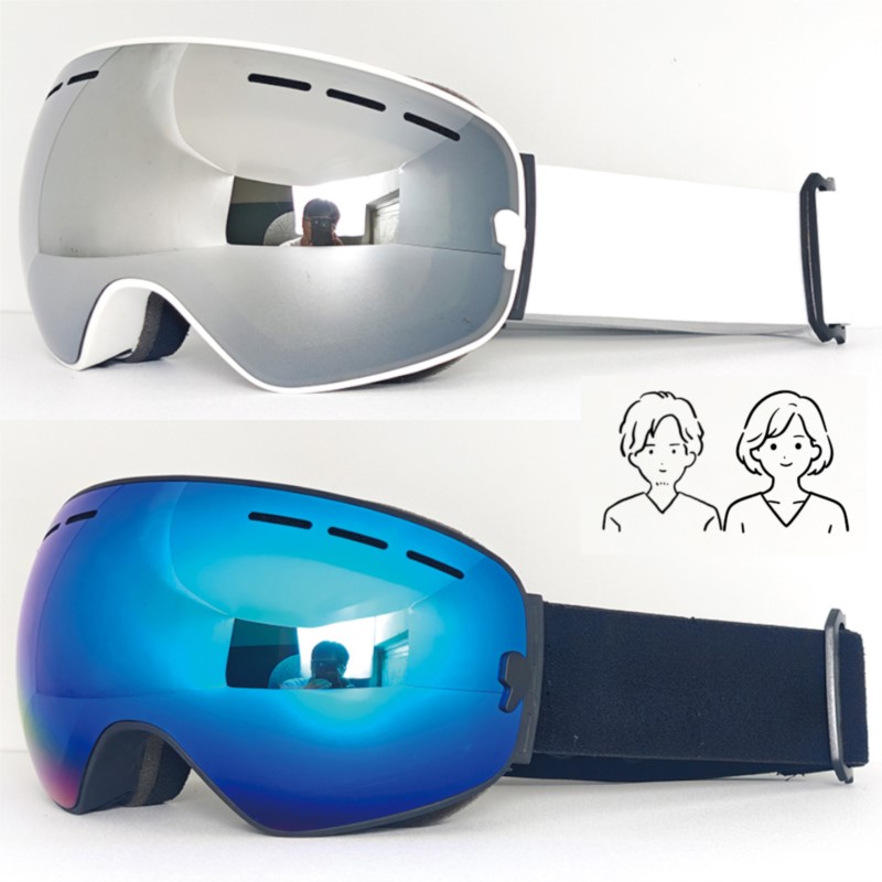 Cycling Gear For Large Men - Kacamata Ski Besar dengan Ventilasi Udara,