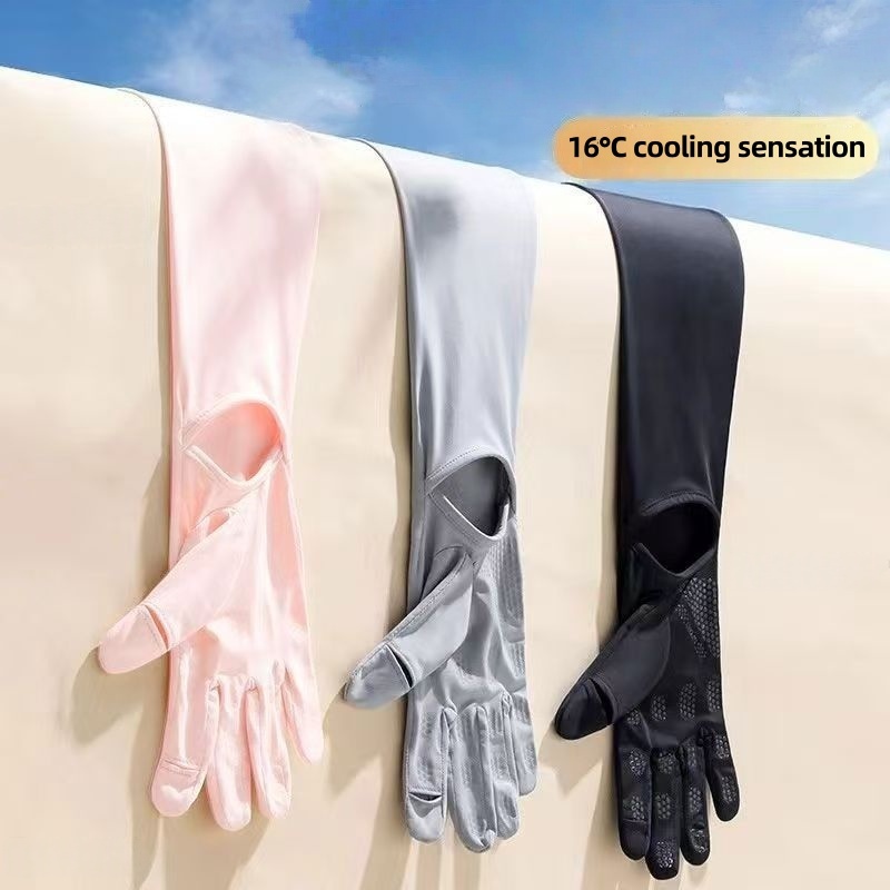 Cycling Glove - UPF50+ Sarung Tangan Pelindung Matahari Bahan