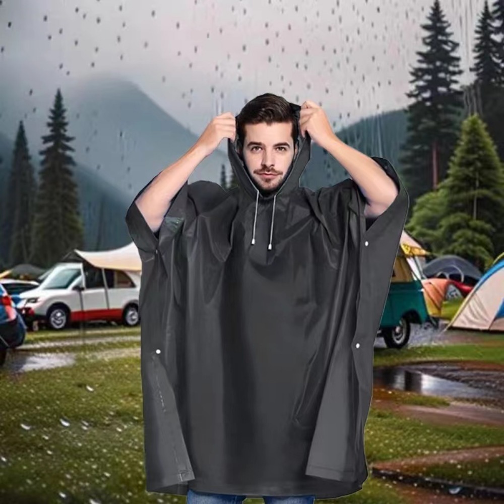 Cycling Gear Rain - Jas hujan panjang tahan air dewasa