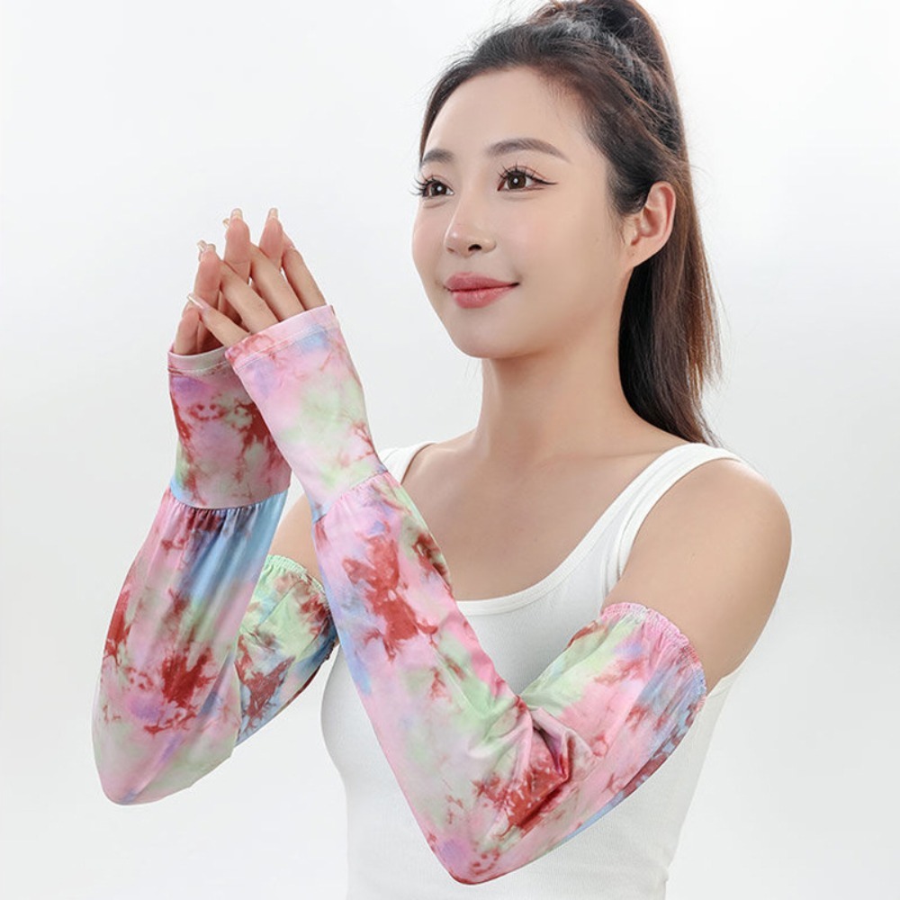 Sarung Tangan Panjang Sutra Es - Cycling Glove ulasan dan harga