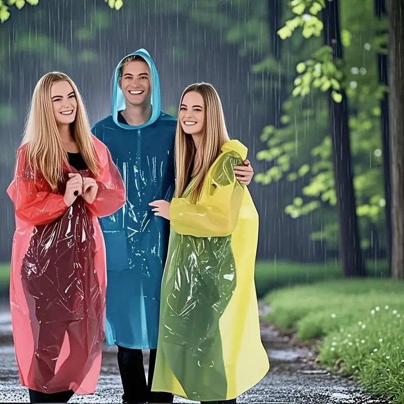 15/30 Buah Ponco Hujan Transpa - Cycling Gear Rain ulasan dan harga