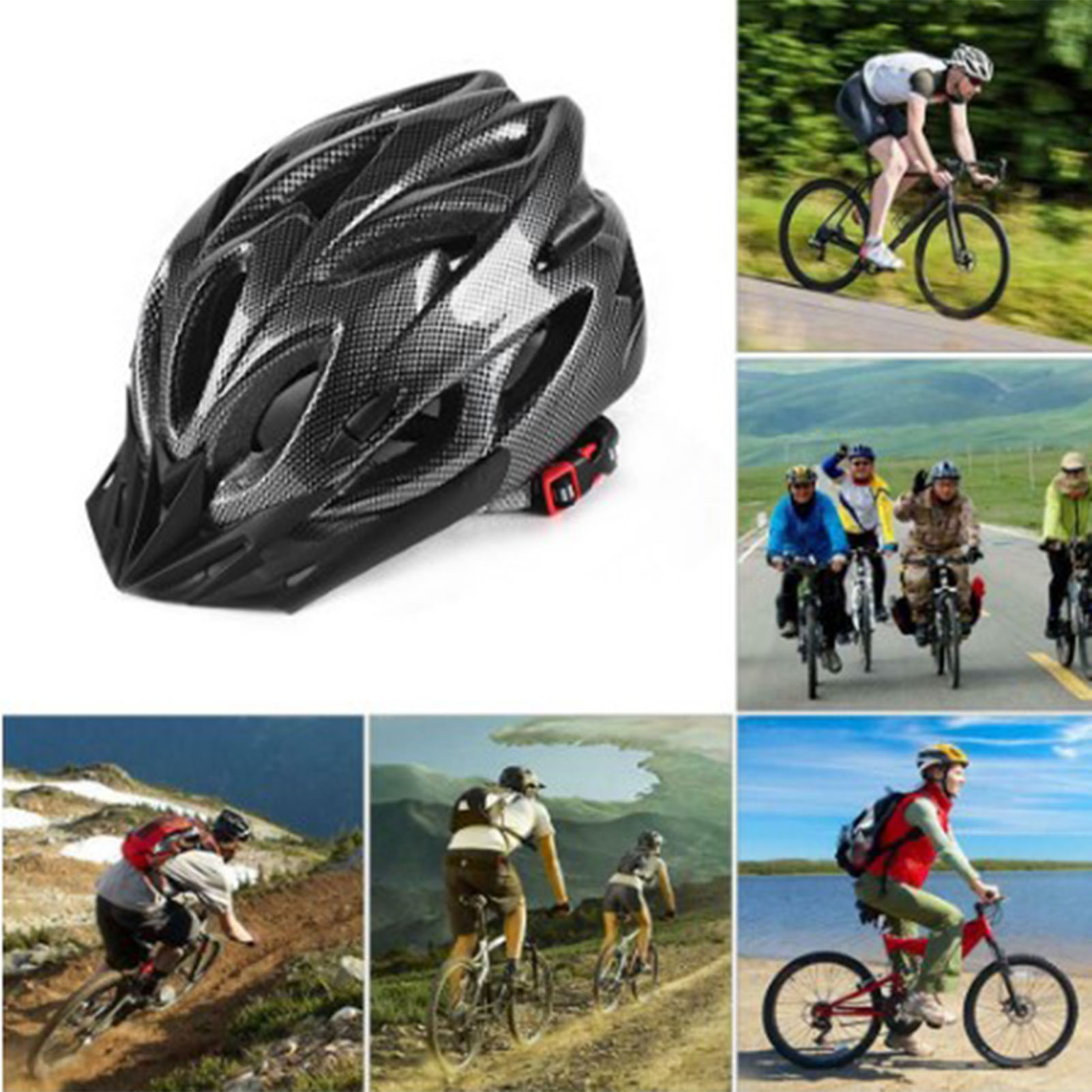 Helm Sepeda Terpadu Ringan dan - Cycling Gear For Large Men ulasan dan harga