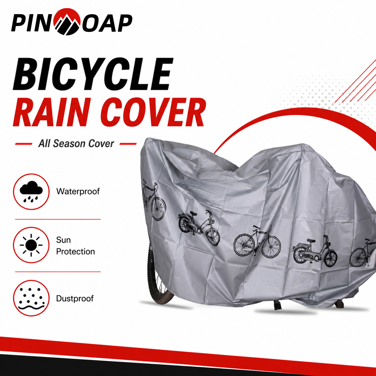 PINMOAP Penutup Sepeda Univers - Cycling Gear Rain ulasan dan harga