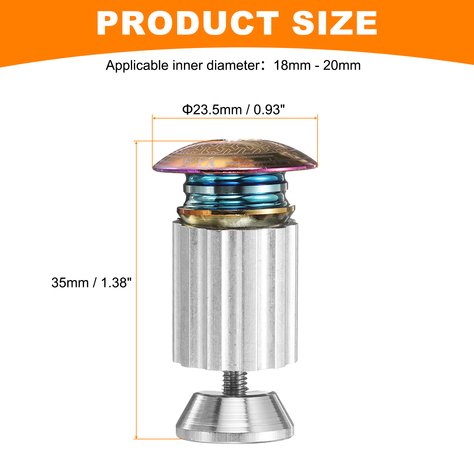 2/4 0.6oz Penutup Ujung Setang - Junior Cycling Gear ulasan dan harga