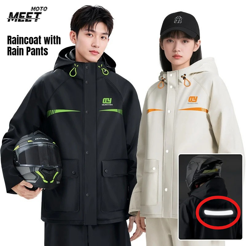 Jas Hujan Anti Air dengan Cela - Cycling Gear Rain ulasan dan harga