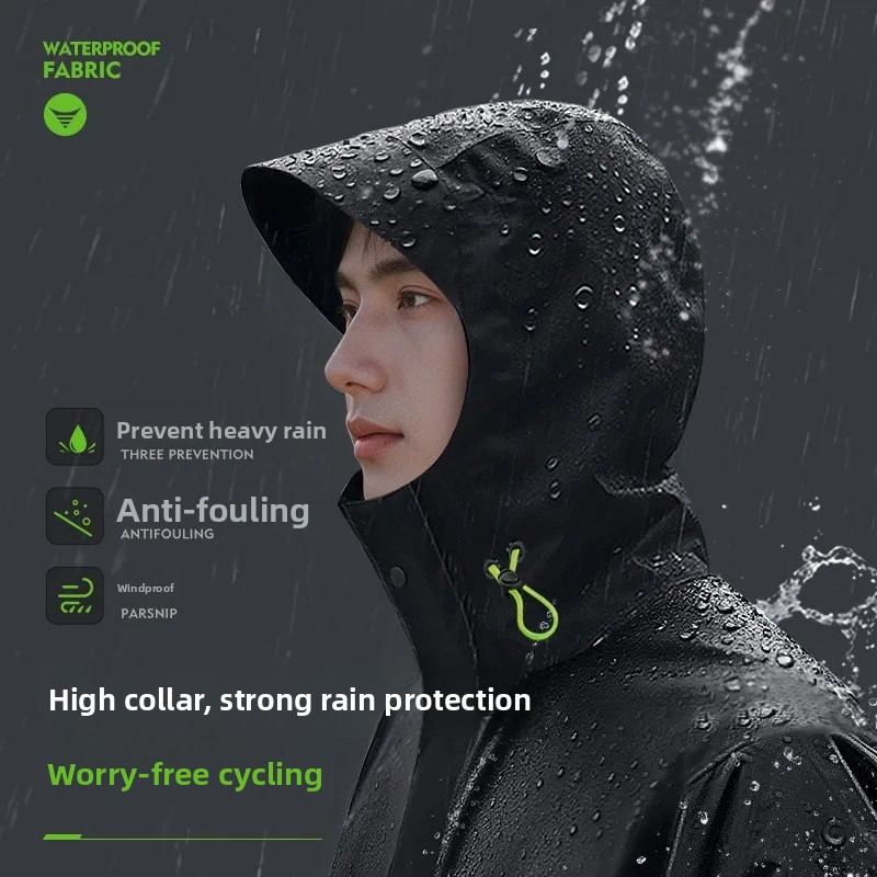 Jas Hujan Anti Air dengan Cela - Cycling Gear Rain ulasan dan harga