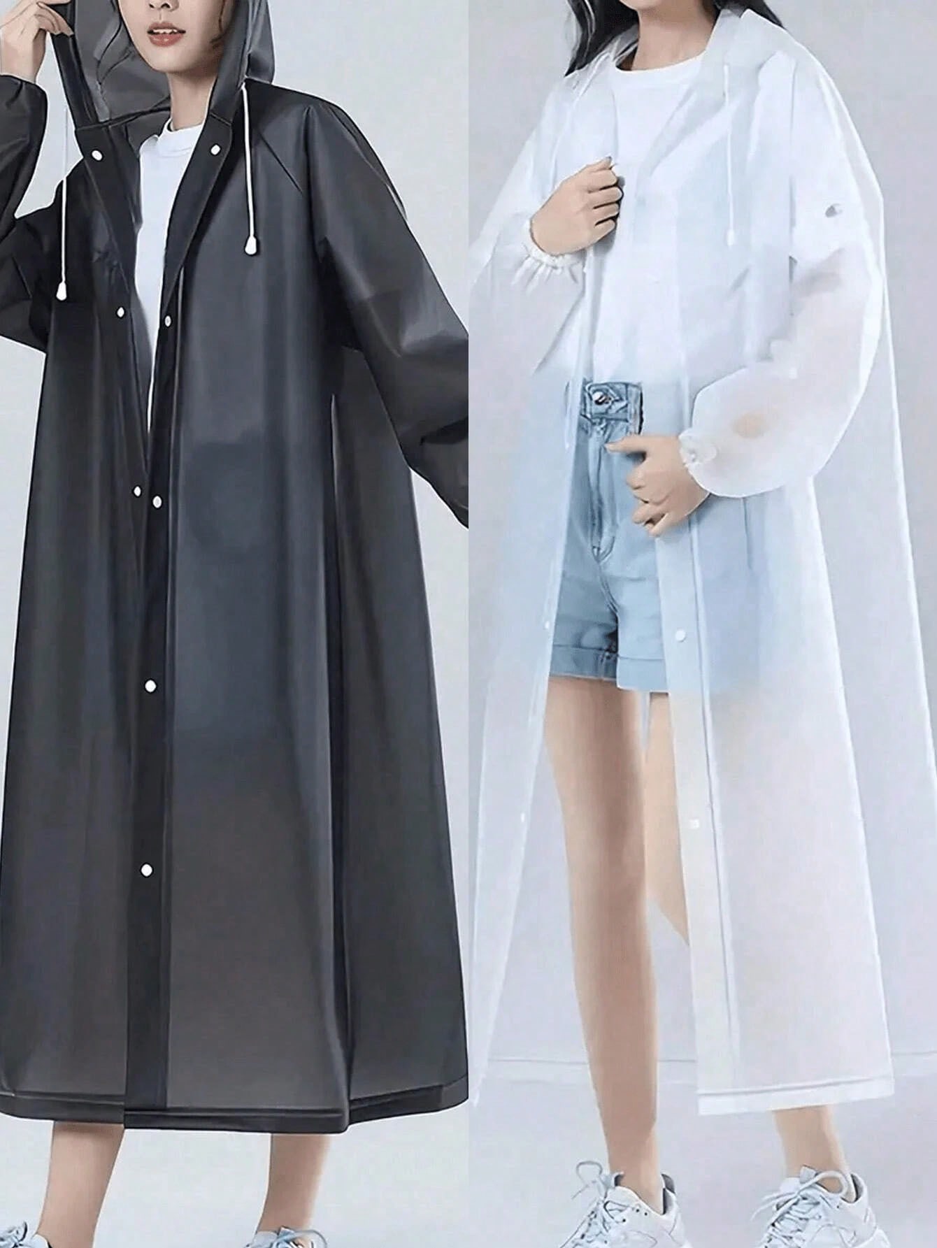 Jas Hujan Unisex EVA Panjang,  - Cycling Gear Rain ulasan dan harga