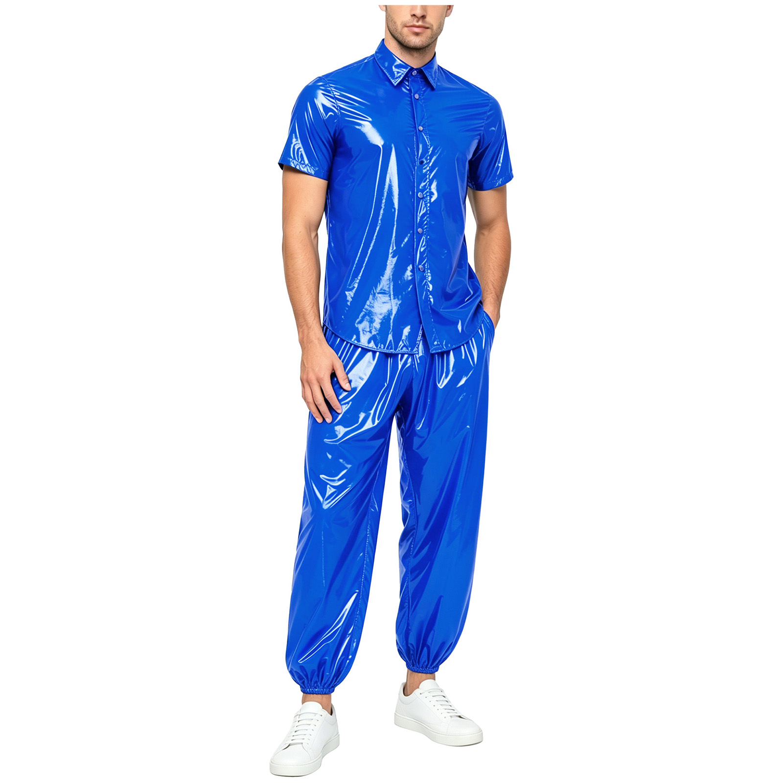 Jas Hujan Pria Mengkilap Anti  - Cycling Gear Rain ulasan dan harga