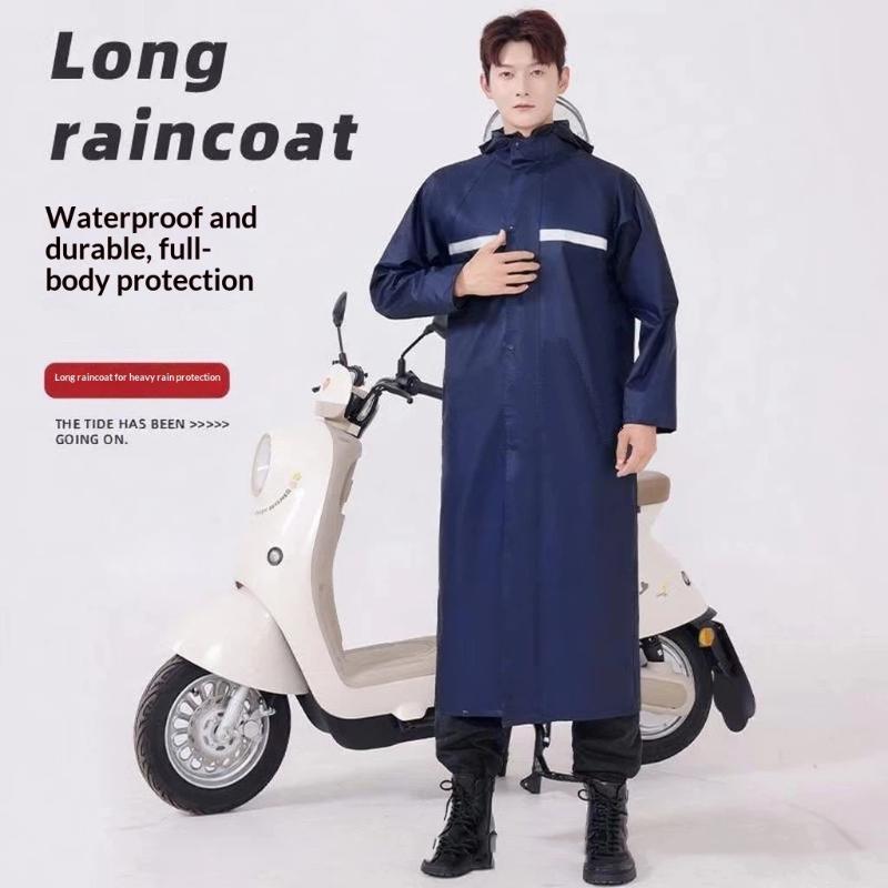 Jas Hujan Panjang Anti Air Unt - Cycling Gear Rain ulasan dan harga