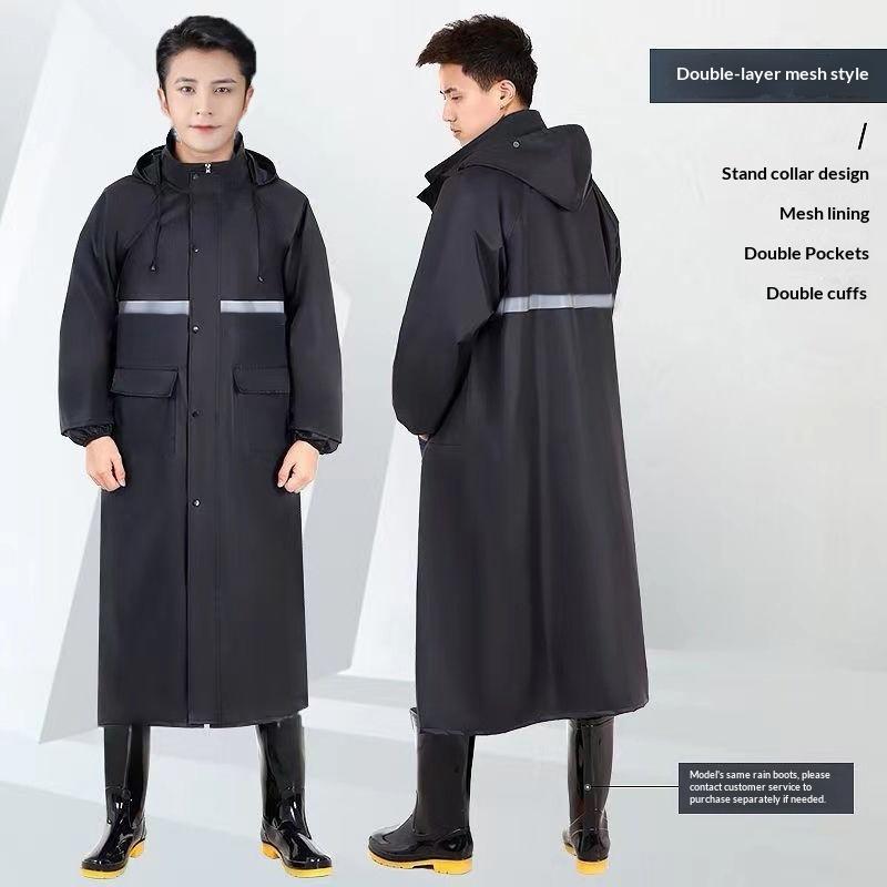 Jas Hujan Panjang Anti Air Unt - Cycling Gear Rain ulasan dan harga