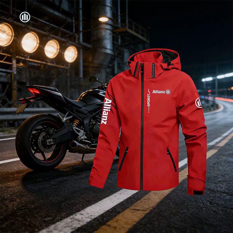 Jas Hujan Pria Allianz Logo 20 - Cycling Gear Rain ulasan dan harga