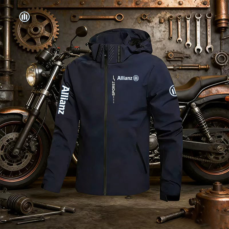 Jas Hujan Pria Allianz Logo 20 - Cycling Gear Rain ulasan dan harga