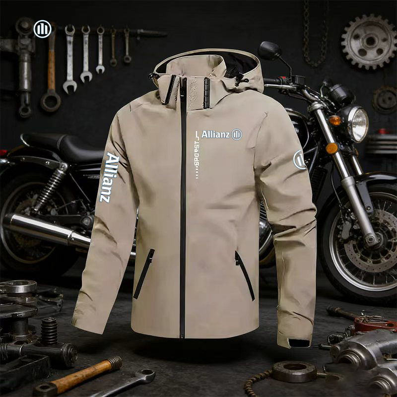 Jas Hujan Pria Allianz Logo 20 - Cycling Gear Rain ulasan dan harga